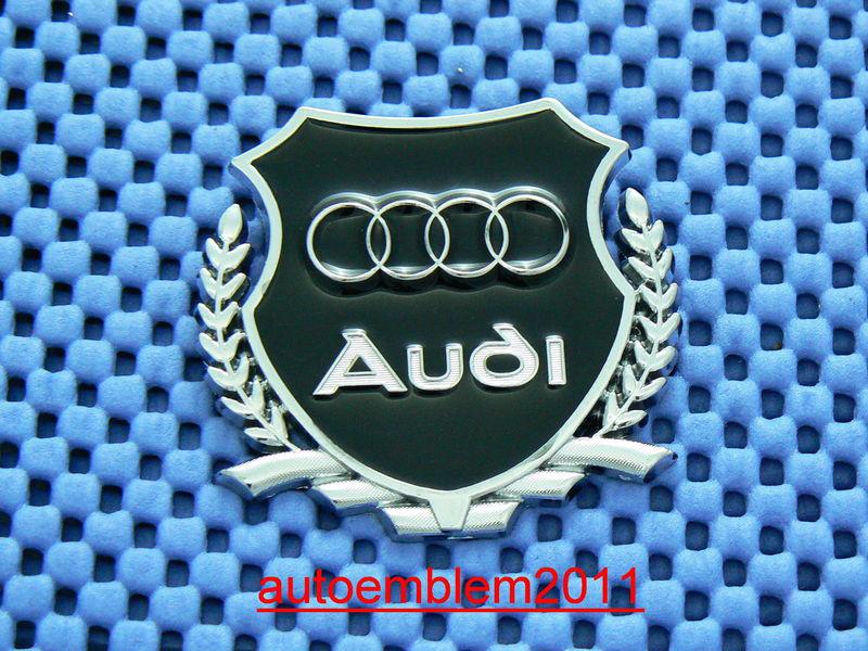 #34 2x-- audi motor side badge emblem sticker s3 s4 s5 quattro a5 trunk
