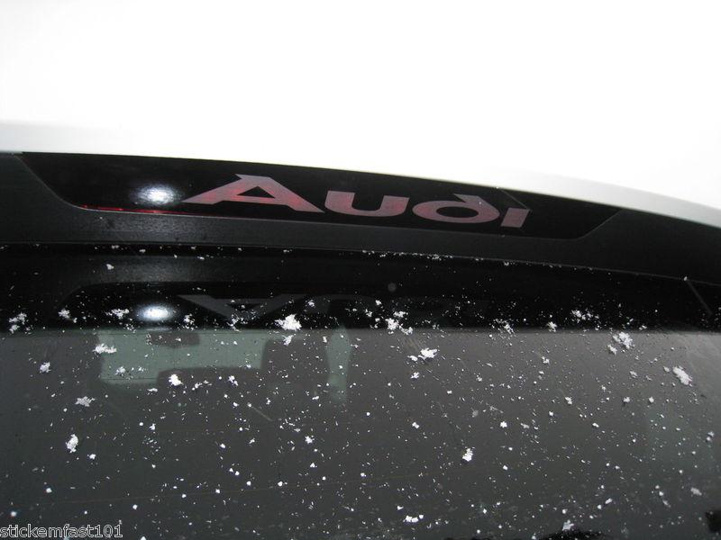 Audi q7 3rd brake light decal overlay 07 08 09 2010 2011 2012 quattro