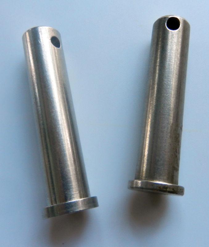 Clevis pins (2) 2" long,  7/16"  thickness