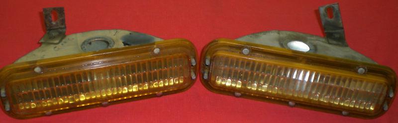 67-72 gmc truck park lamps turn signals jimmy pair used 1972 1969