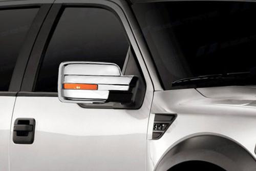 Ses trims ti-mc-147w/l ford f-150 mirror covers truck chrome trim 3m brand new