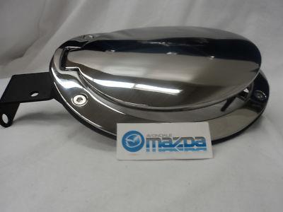 Mazda mx-5 miata 2006-2011 soft top new oem chrome fuel door