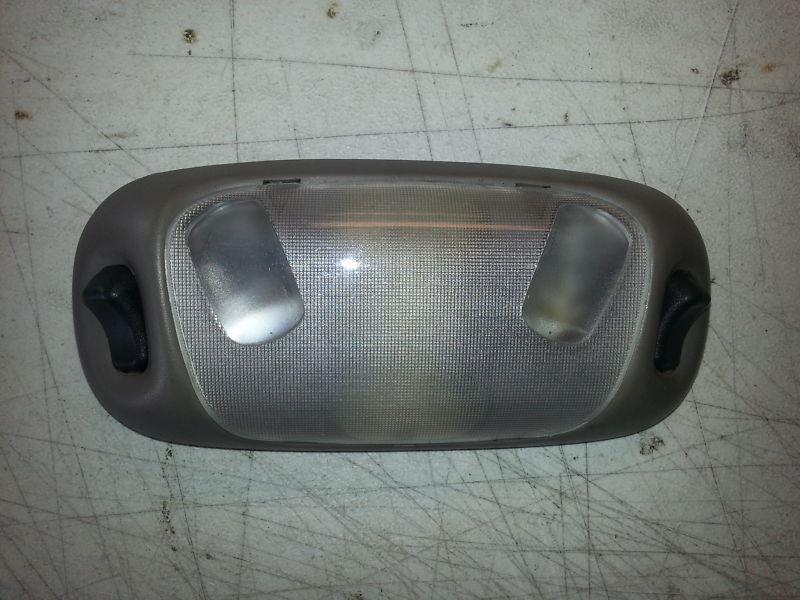 Oem 97-02 ford expedition overhead roof rear dome map light assembly grey gray