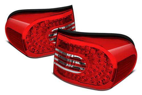 Spyder altcltfj07rc red euro tail lights rear stop lamps w leds 2 pcs 1 pair