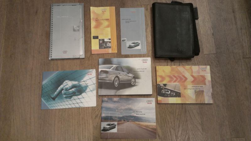2004 audi a8 owners owner's manual book guide set