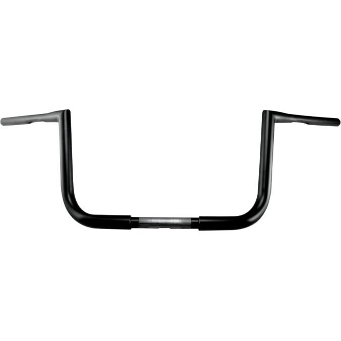 Todd's cycle 0601-1474 1-1/4" strip bar 13" flat black harley flht, flhx, trikes