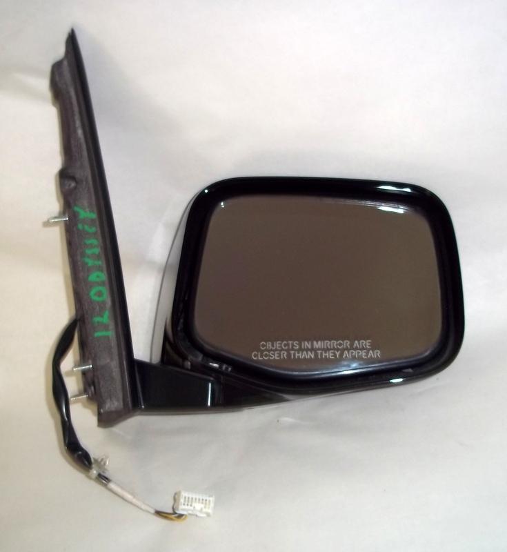 2011 2012 honda odyssey left driver door power mirror, oem formal black