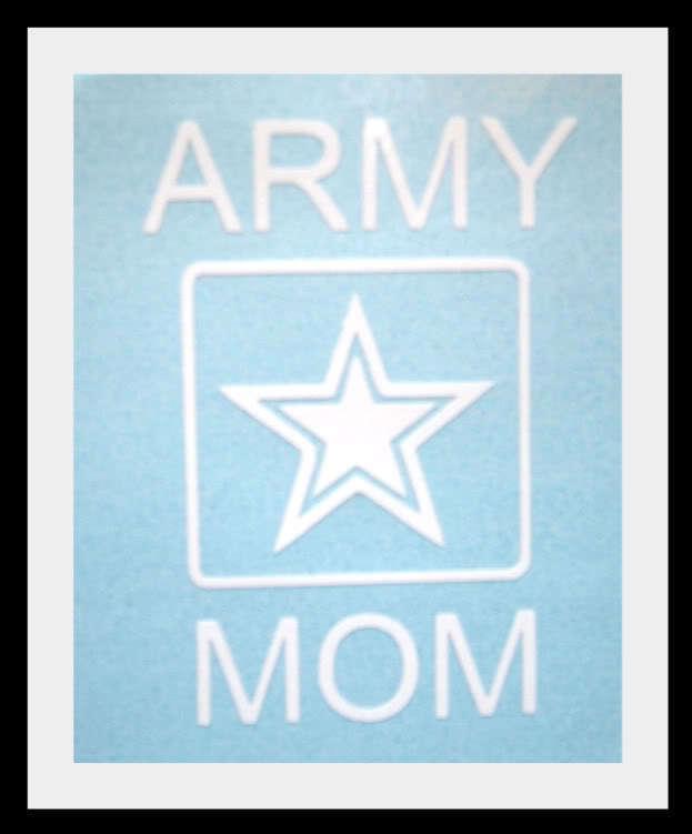 Army mom  3m vinyl decal sticker graphic