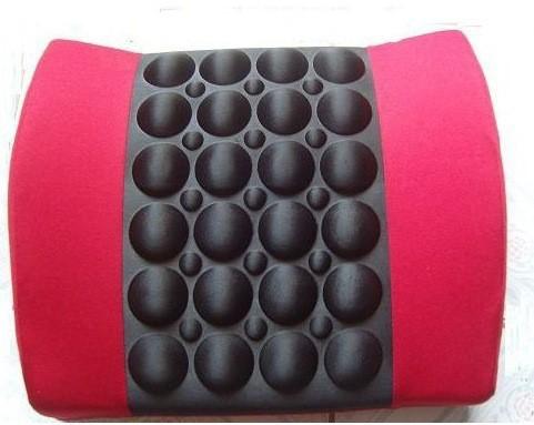 12v magnetic and electronic massage lumbar cushion pillow for home auto seat