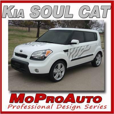 Kia soul cat side graphics stripes decals pro grade 3m 2012 026 by moproauto