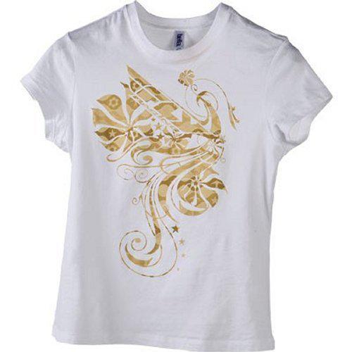 Fly racing womens power flower t-shirt white xxl/xx-large