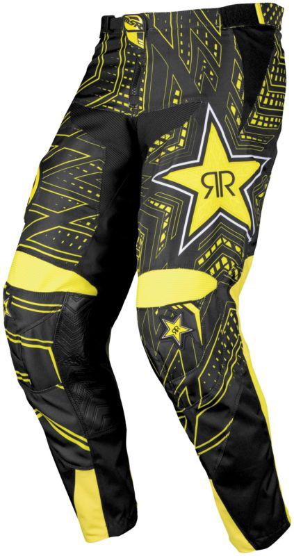 Msr rockstar youth pants black/yellow size youth -20  334104