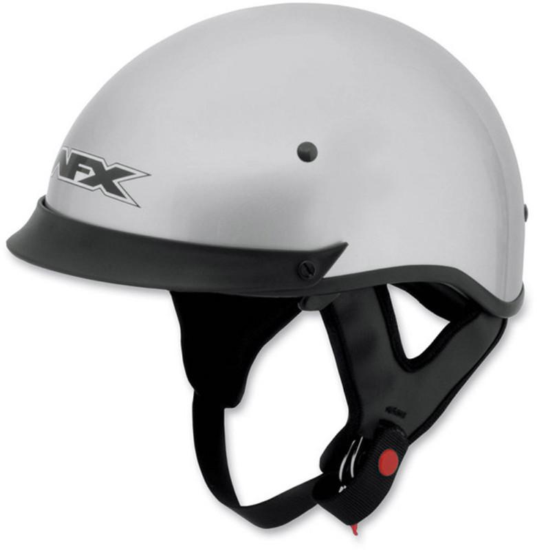 New afx fx-72 single inner lens beanie helmet, silver, x-small