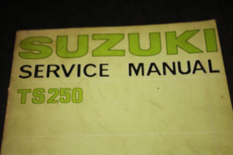Nos suzuki ts250 service manual
