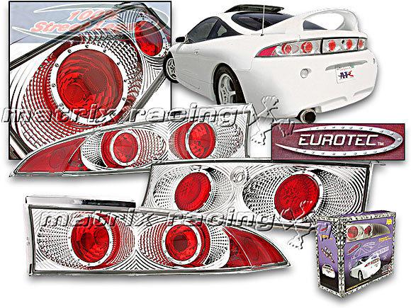 95-99 mitsubishi eclipse euro tail lights apc next generation - super rare! new