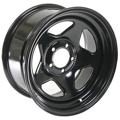 Cragar black steel v-5 wheels 16"x8" 5x4.5" bc set of 5
