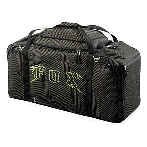 Fox racing motorcross mx podium helmet gear bag black green stripe 11025-151-000