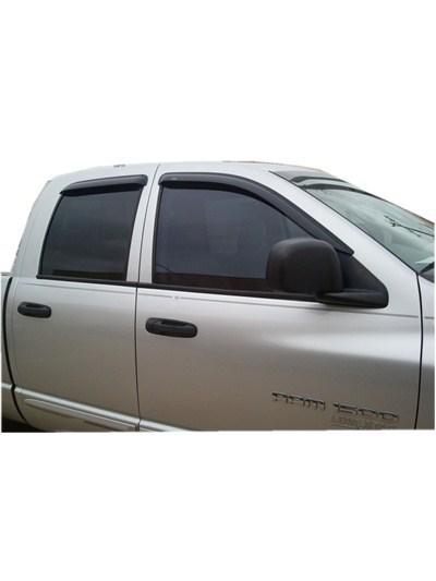 Dodge ram 1500 crew cab vent window shades visor 02-08