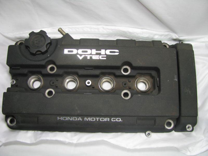 Honda b18c gsr valve cover dohc vtec p61 92-93 fits 92-01 gsr l@@k very nice