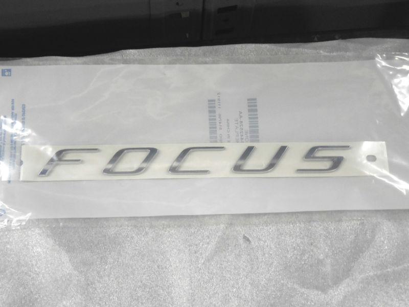 2008 2009 2010 ford focus trunk lid emblem name plate new oem 8s4z 5442528 aa