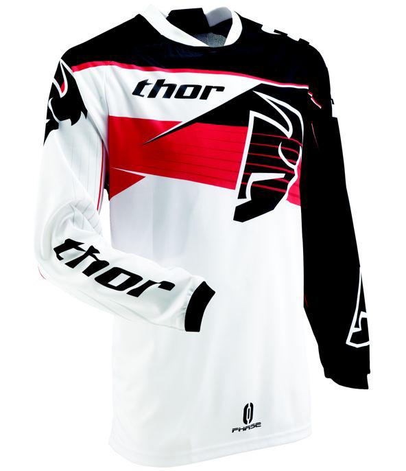 Thor 2013 phase streak red mx motorcross atv jersey xl x-large new