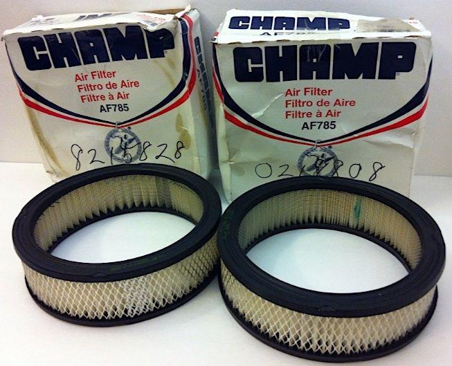 Lot of 2 champ champion labs af785 air filter