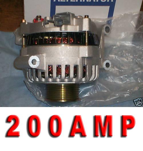 05-04 03 02 01 00 ford excursion 7.3l 6.0l f series pickup high amp alternator