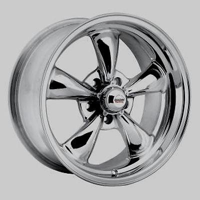 Rev classic 5 spoke chrome wheel 18" 5x4.75 stagered wheels chevy gm musclecar