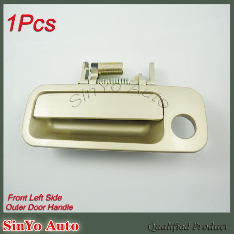 New door handle driver outside beige front left outer fit for toyota camry 97-01