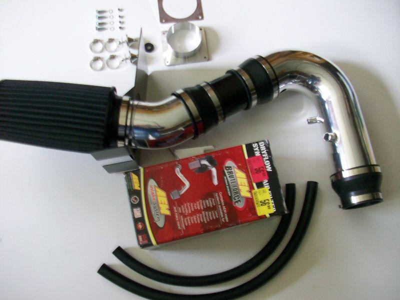 97-03 ford 4.6 & 5.4, stage 2 cold air intake system *aem dry filter*