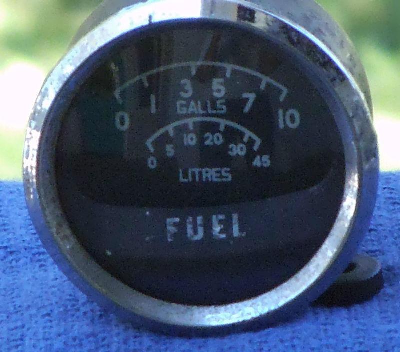 Ac fuel gauge made in england classic british vintage racing