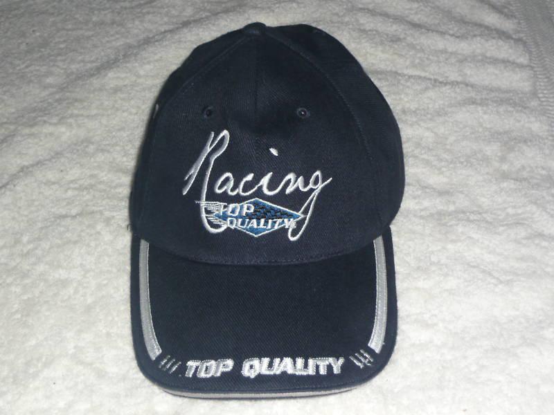Racing black hat with logo with velcro adjustment "71"