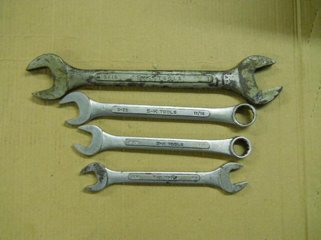 S k wrenches 15/16  11/16  5/8  9/16