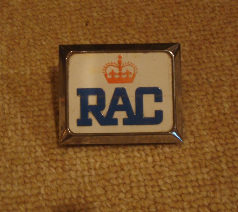 Royal automobile club (rac) grille badge vg condition