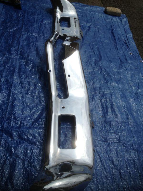 1971-72 mercury montego front bumper ( plated )  