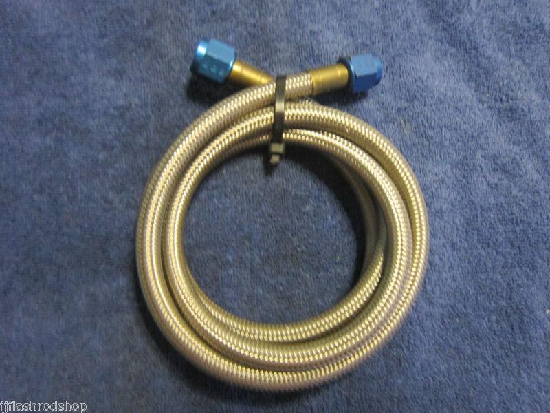 Nos 6 foot -6 an braided stainless steel nitrous hose, new