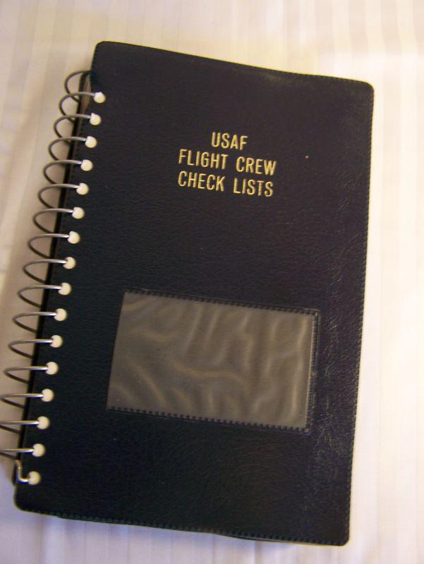 Rare vintage 1970 pilots flight crew checklist manual t-33a t.o. 1t-33a-1cl-1 