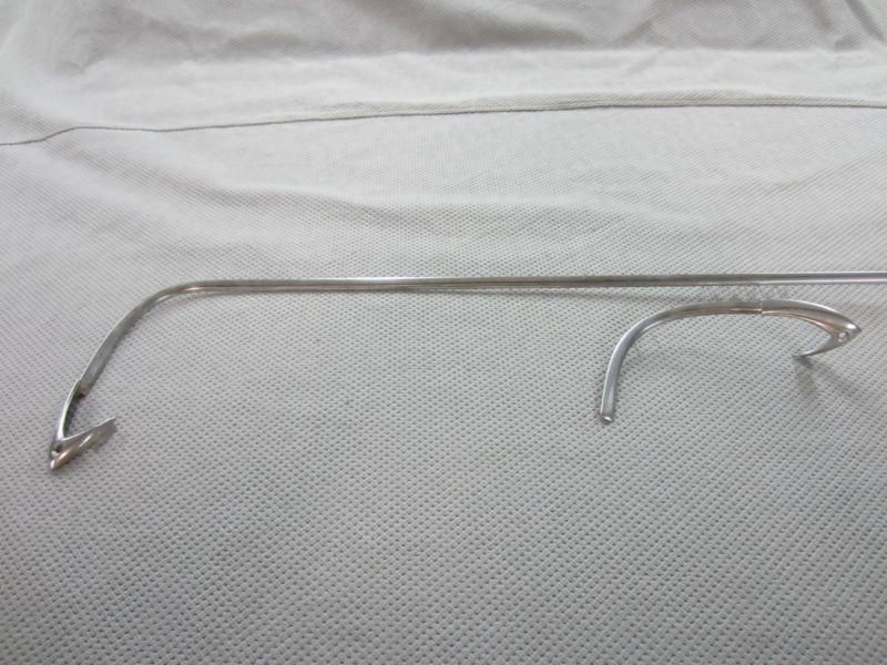 1957 and 1958 ford & fairlane padded dash stainless trim, including clips. 