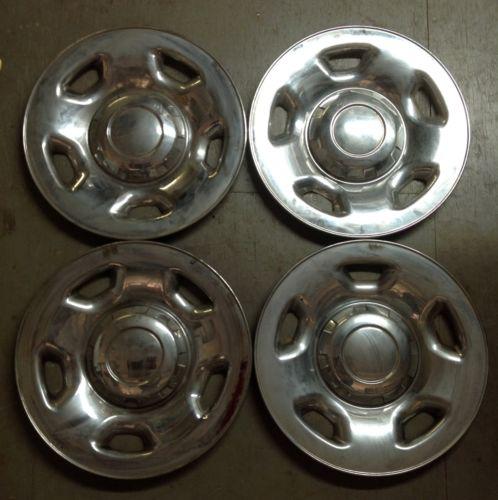 17" aftermarket truck hubcaps chrome hub caps 6010196 set 4