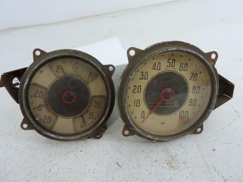 1936 chevrolet speedometer fuel oil gauges