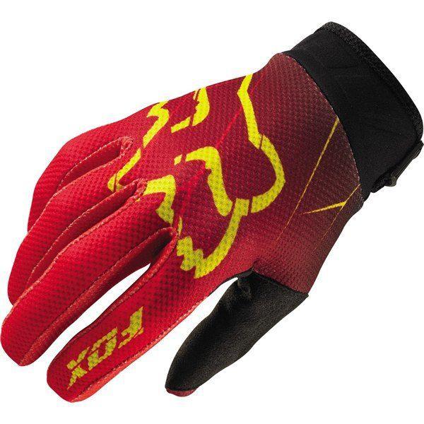 Red m fox racing 360 future gloves