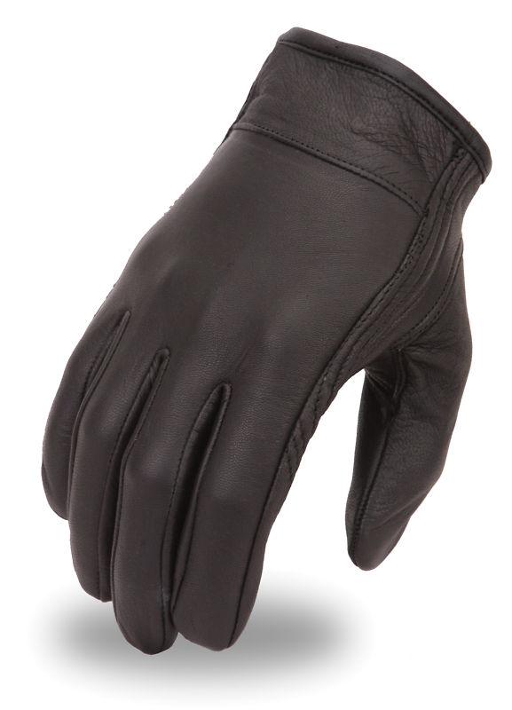Men’s cruising gel palm gloves & adjustable velcro wrist strap- premium leather.