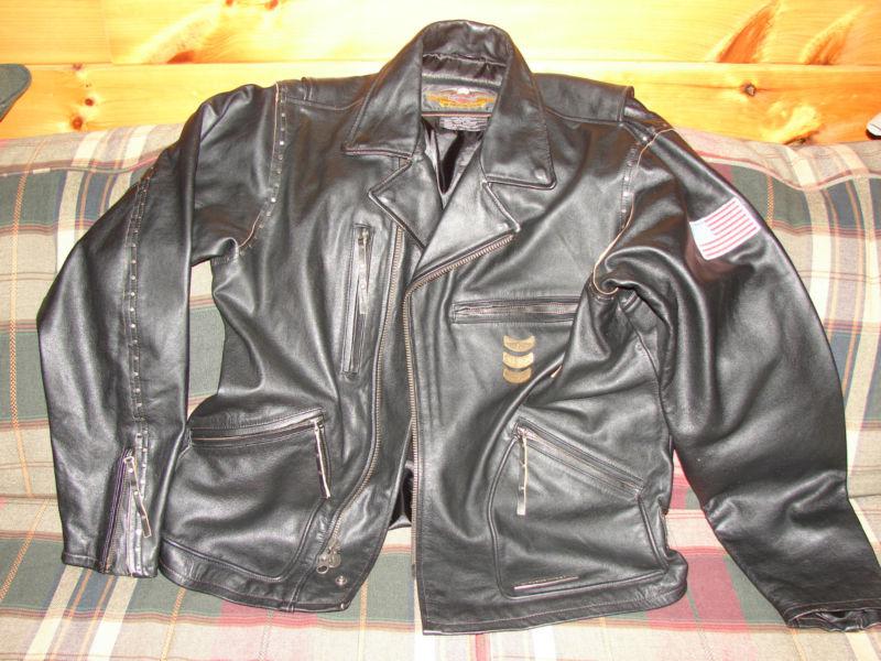Harley davidson 100-yr anniversary leather jacket - no reserve