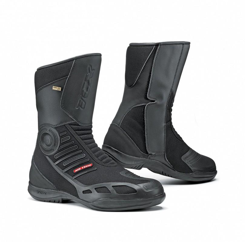 Tcx air tech gore-tex waterproof black motorcycle boots mens size 5-13 eu 38-48
