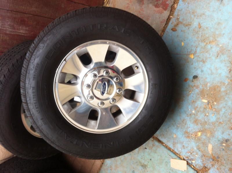 Ford f250 f350 oem 18  wheels and tires 