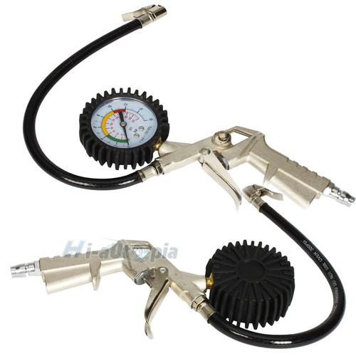 New car motorcycle truck air tire inflator with gauge 10-220psi