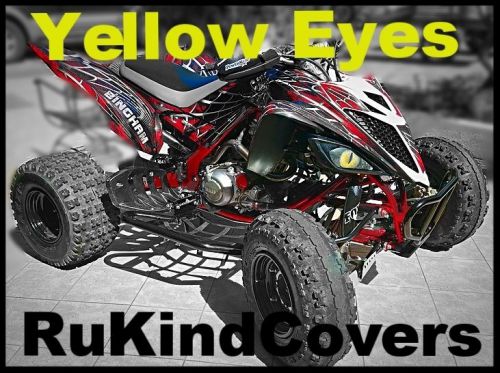 2016 yamaha raptor 700 450 350 yellow raptor eyes head light covers all years