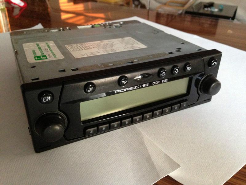 Sell PORSCHE CDR 220 RADIO OEM MODIFIED DISPLAY FOR