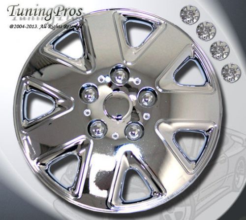Style #b026 16 inch abs plastic hubcap chrome wheel cover rim cover 16&#034; inch 4pc