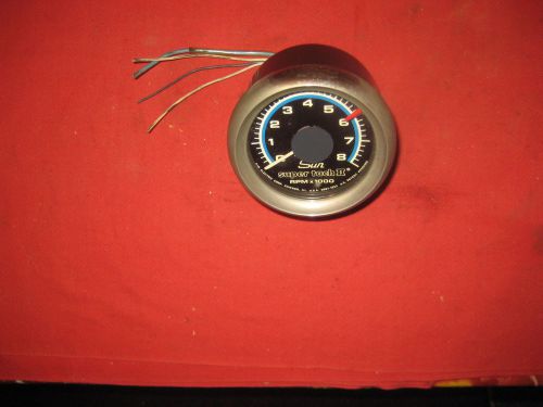 Vintage sun super tach ii tachometer 8000 rpm